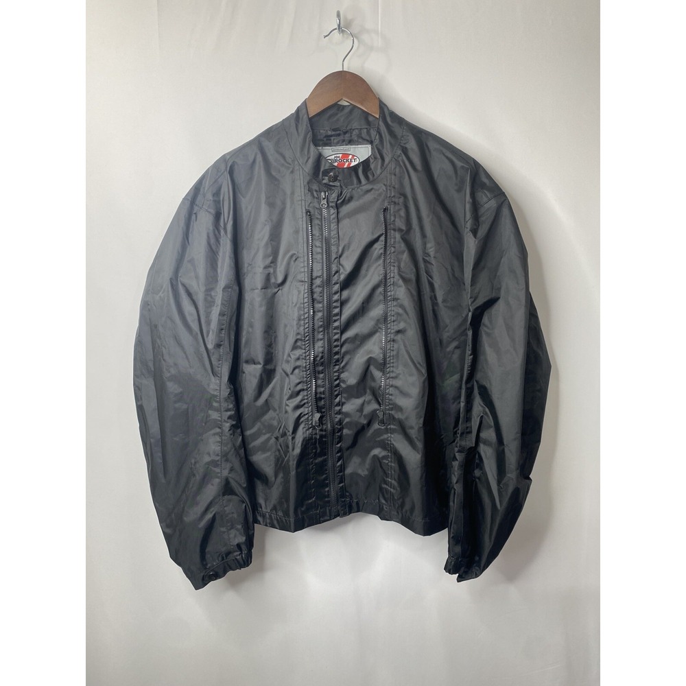 Joe Rocket Womens Motorcycle Black Bomber Jacket Size XL Functional Protective